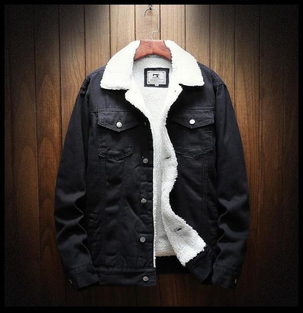 Warm Denim Jacket for Men