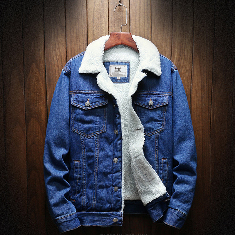 Warm Denim Jacket for Men