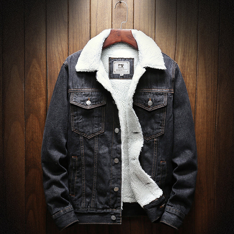 Warm Denim Jacket for Men