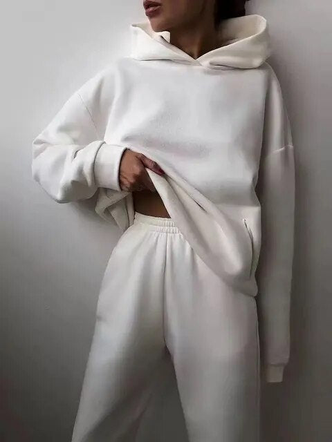 Hoodie and Sweatpants Set for Women