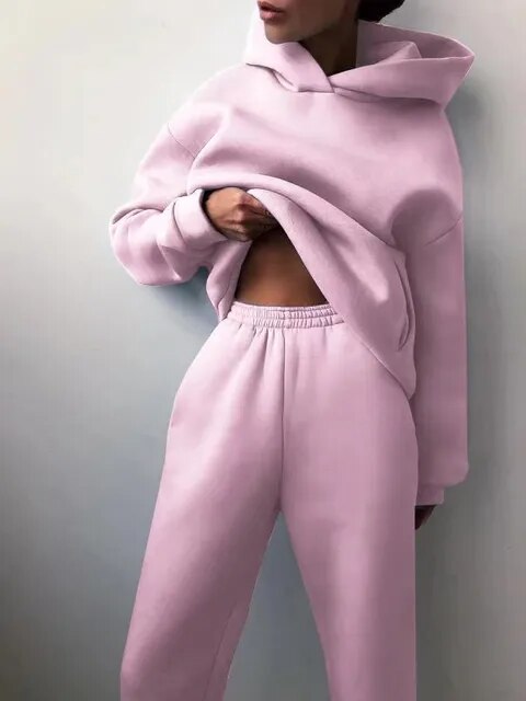 Hoodie and Sweatpants Set for Women