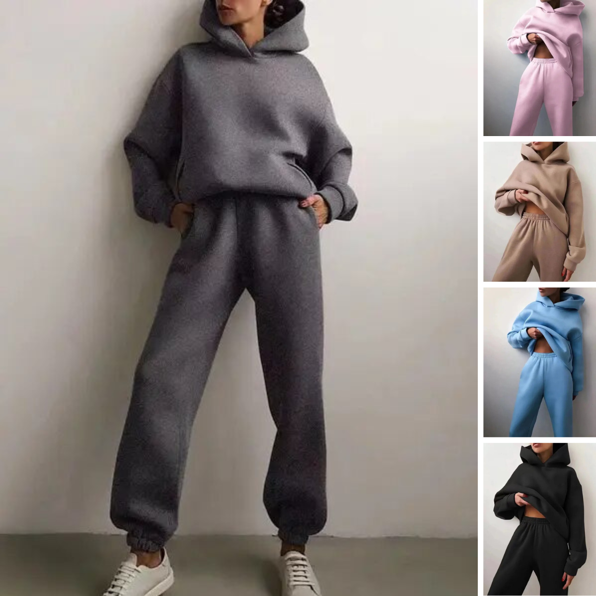 Hoodie and Sweatpants Set for Women