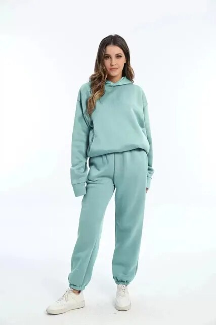 Hoodie and Sweatpants Set for Women