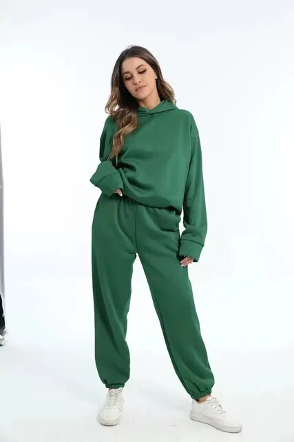 Hoodie and Sweatpants Set for Women