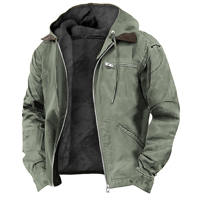 Warm Hooded Jacket for Men